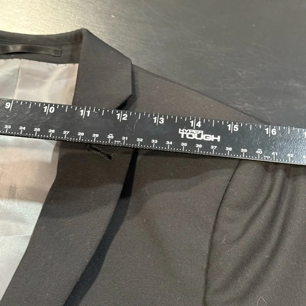 Topman Black Sport Coat Modern Tailored Fit - Picture 14 of 15